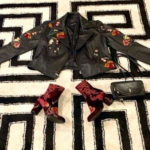 Red (Burgundy) booties